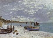 Claude Monet The Beach at Saint-Adresse oil painting on canvas